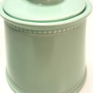 Martha Stewart Ceramic Sugar Bowl with Bead Accent Vintage